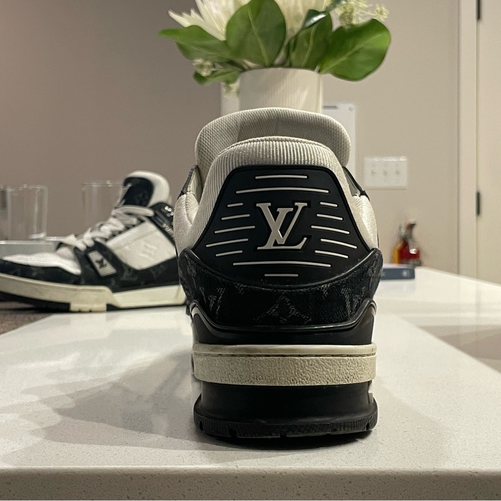 Louis Vuitton Men's Monochrome Sneakers - Picture 4 of 6